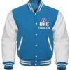 UNC Tar Heels Blue and White Varsity Jacket