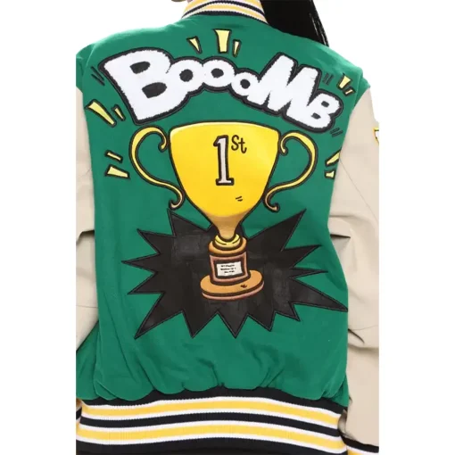 Trophy Green Varsity Bomber jacket