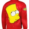 Bart Simpson Bomber Satin Jacket