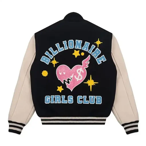 Billionaire Girls Club Letterman Wool Jacket