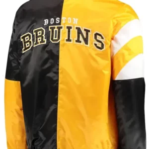 Boston Bruins Ice Hockey Club Satin Jacket