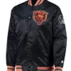 The Diamond Chicago Bears Retro Black Jacket