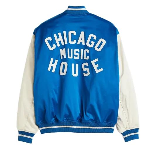 Chicago House Music Baseball Blue Jacket