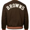 1950 Cleveland Browns Satin Brown Jacket