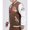 Cleveland Mash Up Browns Varsity Jacket