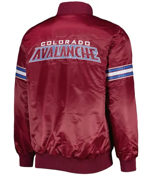 Colorado Avalanche Pick & Roll Burgundy Jacket