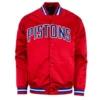 Detroit Pistons Red Lightweight Jacket