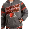 Cleveland Browns Extreme Gray Hoodie