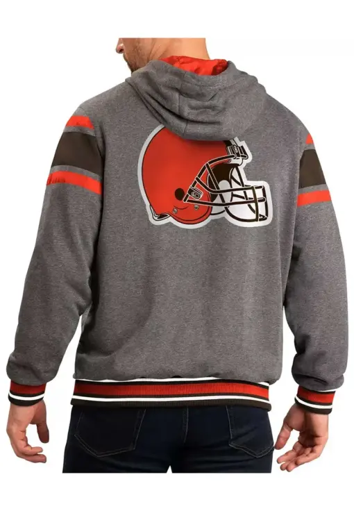 Cleveland Browns Extreme Gray Hoodie