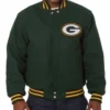 Green Bay Packers Varsity Green Varsity Jacket