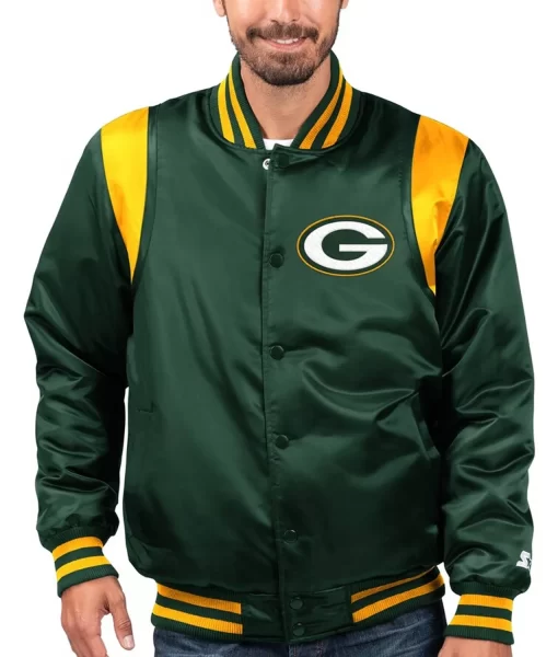 Prime Time Green Bay Packers Green Jacket