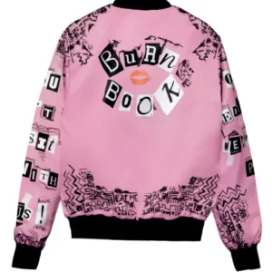 Bomber Burn Book Varsity Jacket