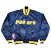 80’s Indiana Pacers Navy Satin Jacket