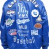 LA Dodgers Old English Blue Bomber Jacket