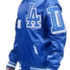 LA Dodgers Old English Blue Bomber Jacket