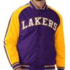 Los Angeles Lakers Purple and Yellow Satin Jacket