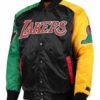 Los Angeles Lakers Ty Mopkins Black/Red Bomber Jacket
