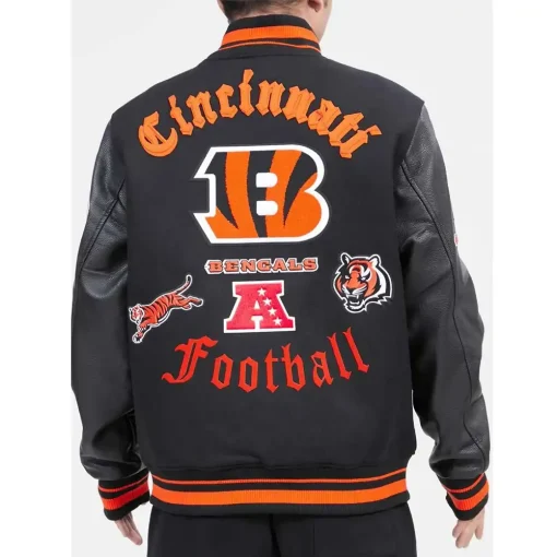 Cincinnati Bengals Football Team Mash Up Jacket