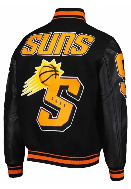 Phoenix Suns Black Mashup Varsity Black Jacket