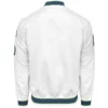Milwaukee Bucks City Collection White Varsity Bomber Jacket