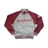 Morehouse Tigers Gray and Maroon Lightweight Jacket