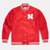 Nebraska Cornhuskers Red Bomber Jacket