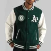 Oakland Athletics Green and White Jacket
