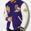 OVO Los Angeles Lakers Varsity Bomber Jacket