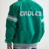 Philadelphia Eagles Kelly Green Striped Jacket