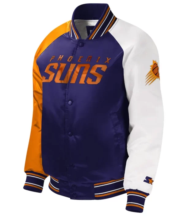 Youth Raglan Phoenix Suns Purple Jacket