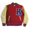 Kansas Jayhawks Red Varsity Jacket