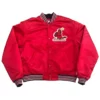 90’s St Louis Cardinals Red Satin Jacket