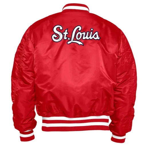 St. Louis Cardinals Red Bomber MA-1 Jacket