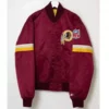 Washington Redskins Striped Burgundy Jacket