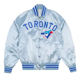 Toronto Blue Jays Baby Blue Varsity Jacket
