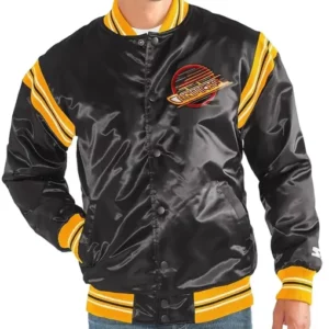 Vancouver Canucks The Enforcer Satin Jacket