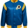 Washington Redskins Blue Bomber Jacket
