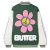 World Peace Green Varsity Jacket