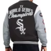 World Series Champions Chicago White Sox Black and Gray Jacket