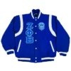 Zeta Royal Blue Varsity Jacket