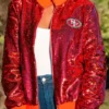 49ers Sequins Red Jacket