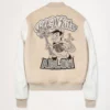 AC Milan Off White Varsity Jacket