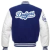Los Angeles Dodgers Blue and White Varsity Jacket