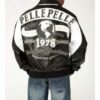 Pelle Pelle Black And White Worlds Best 1978 Studded Jacket