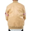 SF 49ers Gold Striped Satin Jacket