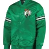 Pick & Roll Boston Celtics Kelly Green Varsity Jacket