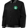 Boston Celtics Poly Twill Black Jacket
