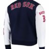 Boston Red Sox Navy Blue and White Varsity Jacket