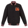 Cincinnati Bengals Black Varsity Jacket