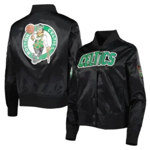 Classics Boston Celtics Black Bomber Jacket